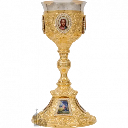 Потир-чаша с украшением №2