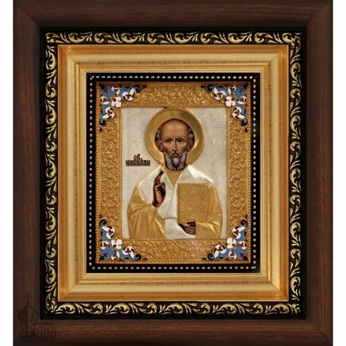Икона «Святитель Николай Чудотворец» №9 190х210мм